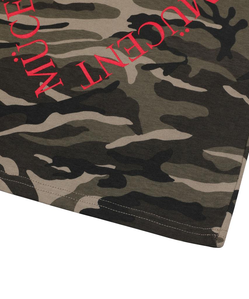 MUCENT Miloti Heart Lettering Logo Camo Short Sleeve T-Shirt Unisex