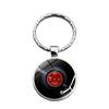 Виниловая пластинка Музыка Брелок Подвеска Металлическое кольцо для ключей