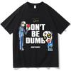 A$AP ROCKY Футболки с принтом альбома Don't Be Dumb Унисекс Чистый хлопок Модные Повседневные Эстетичные Летние Хип-хоп Графические Топы Футболки Уличная одежда