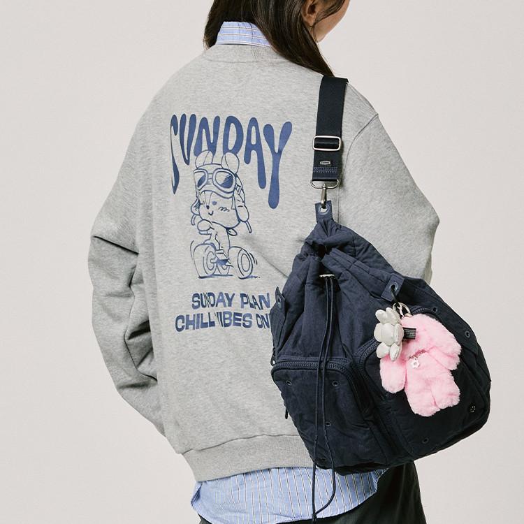 Толстовка BT21 MANG BASIC серая (M-L)