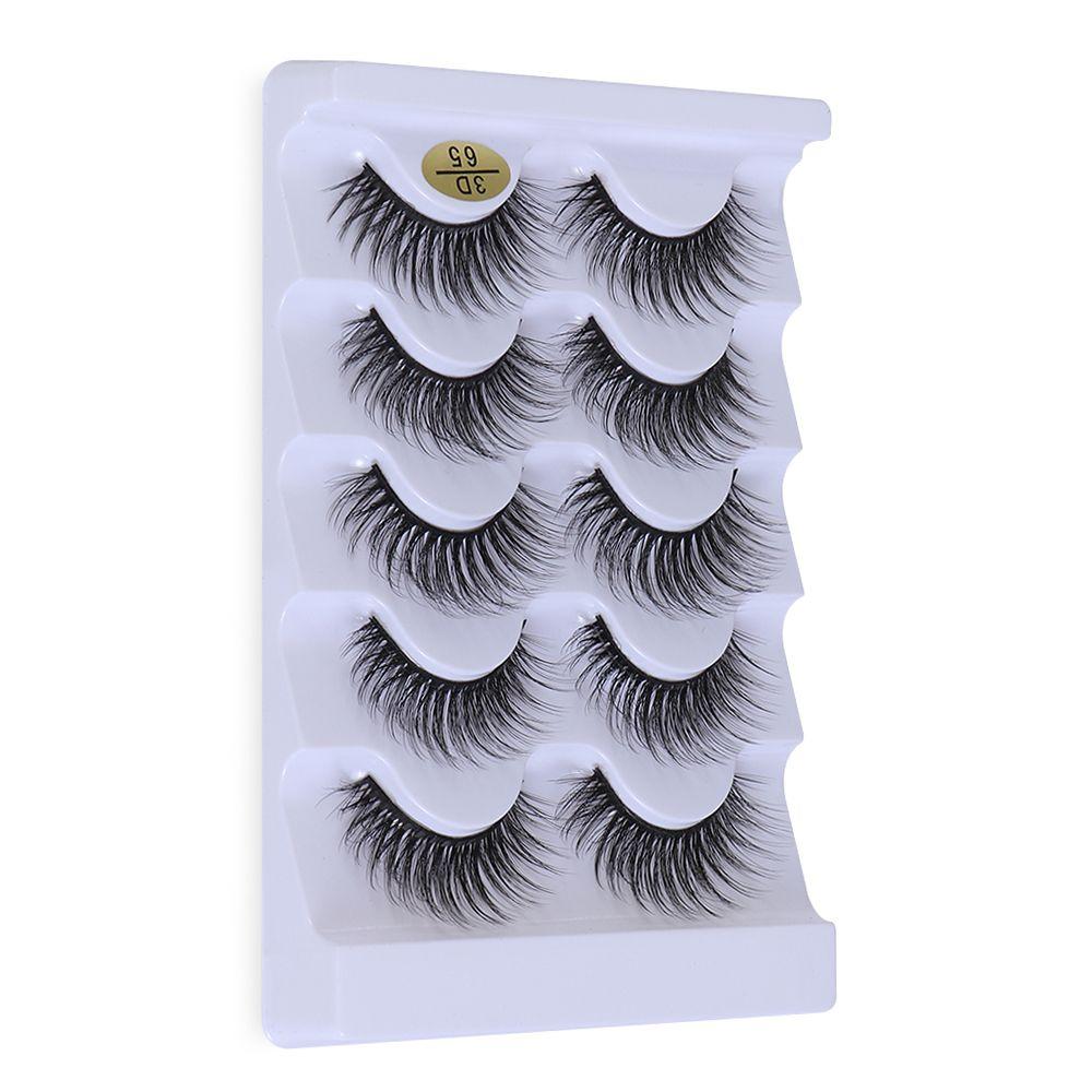 Wispy Flared Multi-styles Criss-cross 3D Faux Mink Hair Eye Lash Extension False Eyelashes
