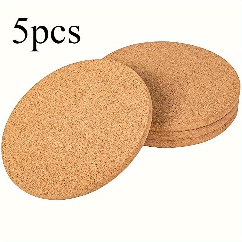 Толстые круглые пробковые термостойкие подставки, набор прочных кухонных щитков для горячих блюд, кастрюль, сковородок, кухонных принадлежностей, домашнего декора