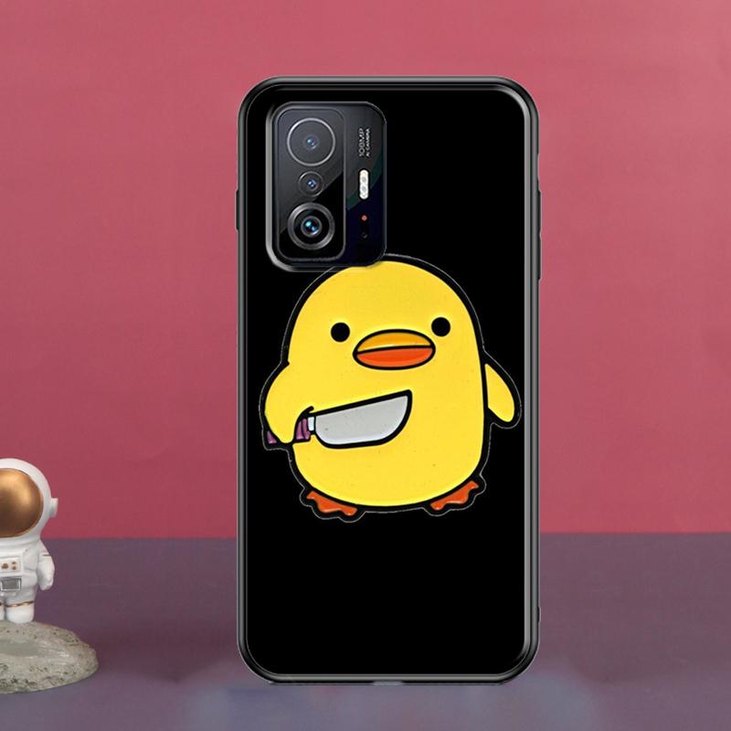 Желтый Утка для POCO X5 X3 F5 Pro X4 F4 GT M5s C40 F3 Чехол для Xiaomi 13 Lite 12 11T 12T Pro 12X Чехол