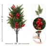 Green Mini Christmas Tree Photo Props Simulated Pine Ground Stakes  Patio Ornament