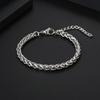 New Titanium Steel Bracelet Men 'S Cool Simple And Various Weaving Boys Tripper