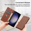 BKS-001 For Samsung Galaxy A35 5G Magnetic Case PU Leather+TPU Card Holder Phone Cover