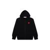 COMME des GARCONS PLAY Красная толстовка на молнии с наложенным сердцем Мужская AZ-T294-051-1