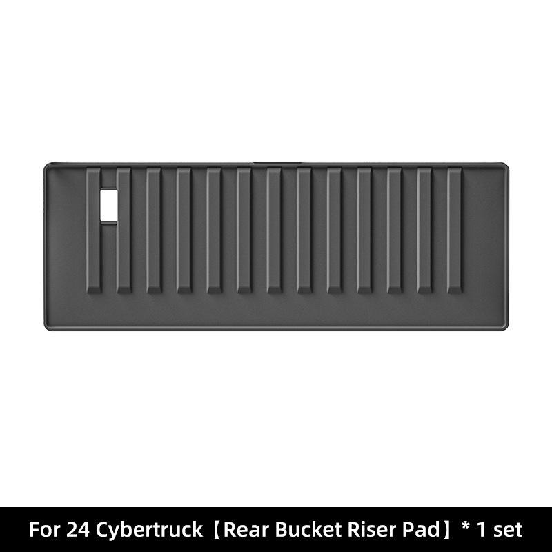 Tesla Cybertruck Trunk Mat 2024, TPE Rear Bed Mat