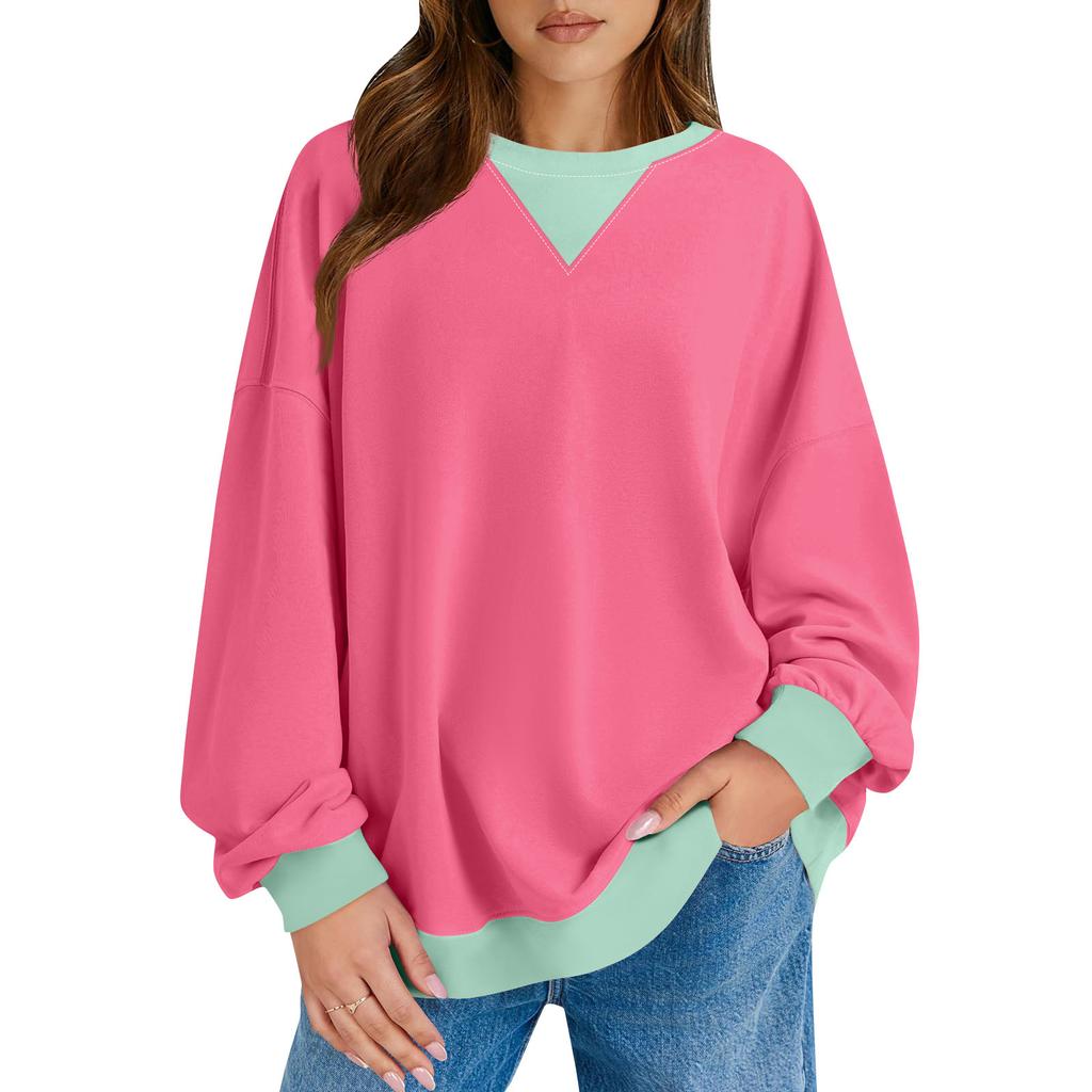 Женский повседневный пуловер с принтом, рубашка с длинным рукавом, толстовка большого размера