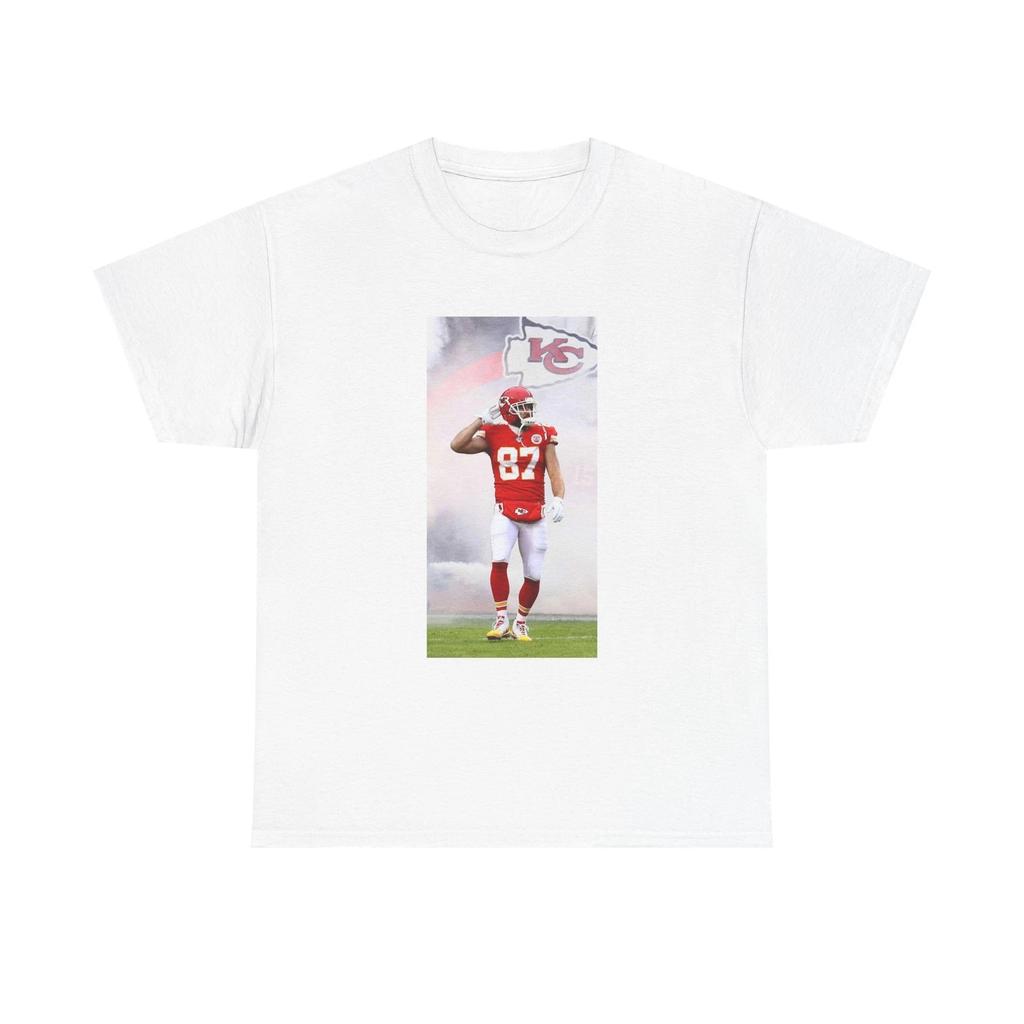 Men's and Women's T-shirts Travis kelce chiefs football vintage graphic retro Unisex Heavy Cotton Tee