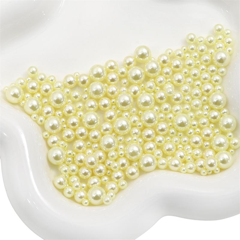 200 шт., 3-8 мм, цветные бусины из АБС-пластика, круглые искусственные жемчужные бусины для самостоятельного изготовления ювелирных изделий, украшения дома, художественный искусственный жемчуг для наполнителей ваз