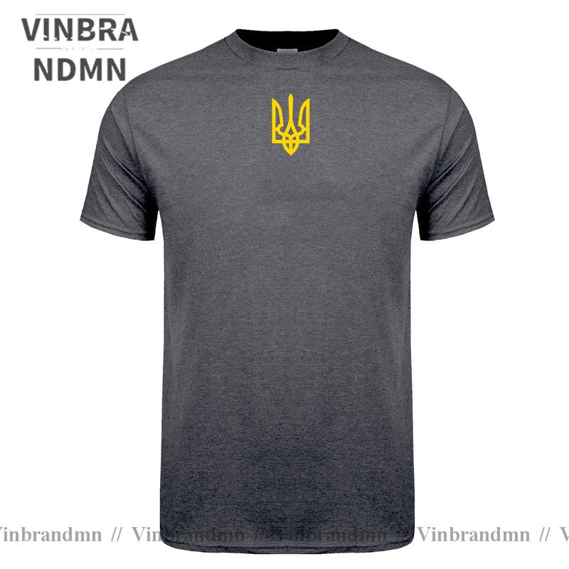 Украинская Логотип Футболка Унисекс Унисекс Герб Украины Эмблема Футболки Зеленский Трезубец Футболка Модная Футболка Городская Одежда
