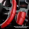 1Pair Car Steering Wheel Cover For Tesla Non-Slip Carbon Fiber 38CM Auto Steering Wheel Interior Decoration Accessories