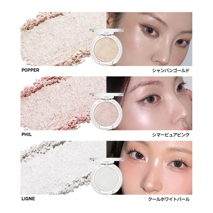 НАЗВАНИЕ Fluffy Baked Highlighter 03 LIGNE Жемчужное Сияние Корейская Косметика Макияж Лица Иллюминатор для Кожи