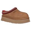 UGG TAZZ Chestnut Shearling Platform Suede Size US6 1122553 Women's Slippers, Clogs, (23.0cm), [Used]