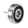 Motoforti 6300-2RS Deep Groove Ball Bearings Z2 10mm x 35mm x 11mm Double Shielded Carbon Steel