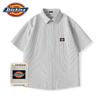 Мужская повседневная рубашка Dickies с коротким рукавом в полоску