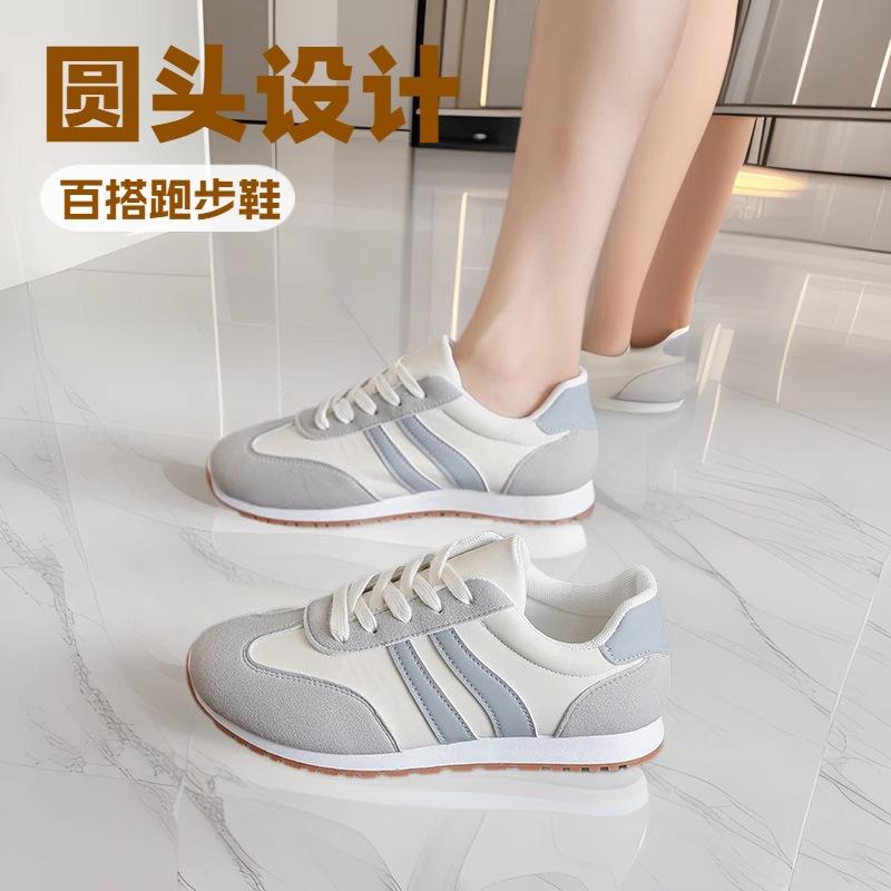 Весенние и осенние женские туфли больших размеров, простые туфли Forrest Gump 2025, новые легкие трендовые универсальные повседневные кроссовки для женщин