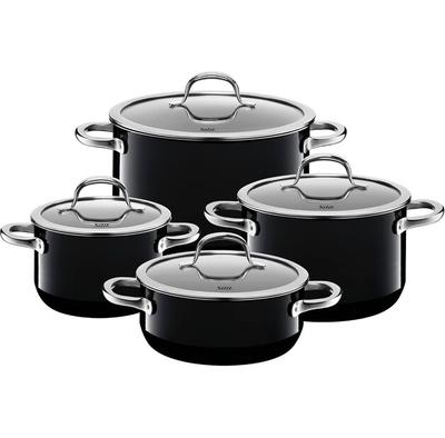Набор сотейников WMF Silit Passion, чёрный, 4 предмета (21.0929.7178)