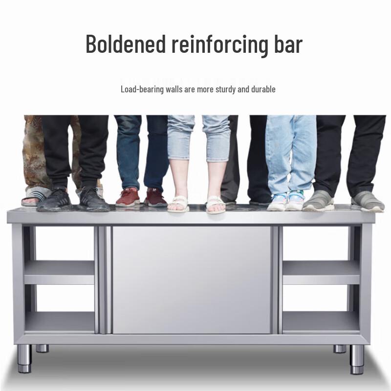 304 Stainless Steel Commercial Kitchen Workbench