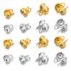 50pcs Stainless Steel Connector Clasp for Ball Chain Calotte End Crimps Beads Connector Components DIY Jewelry Making Supplies