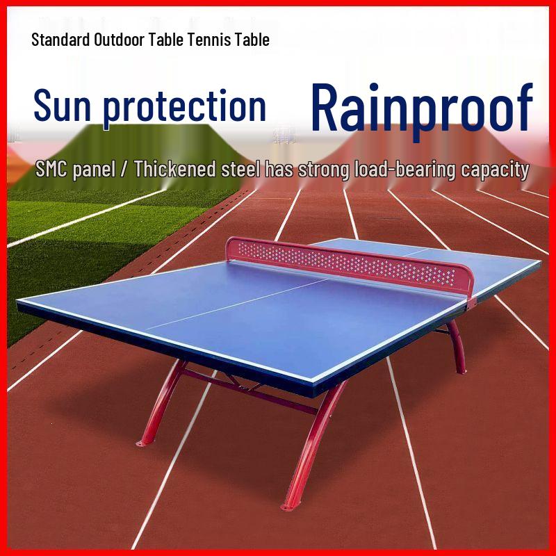 2026 Professional Outdoor Table Tennis Table - Moisture & Rust-Proof, Standard Thickened Design