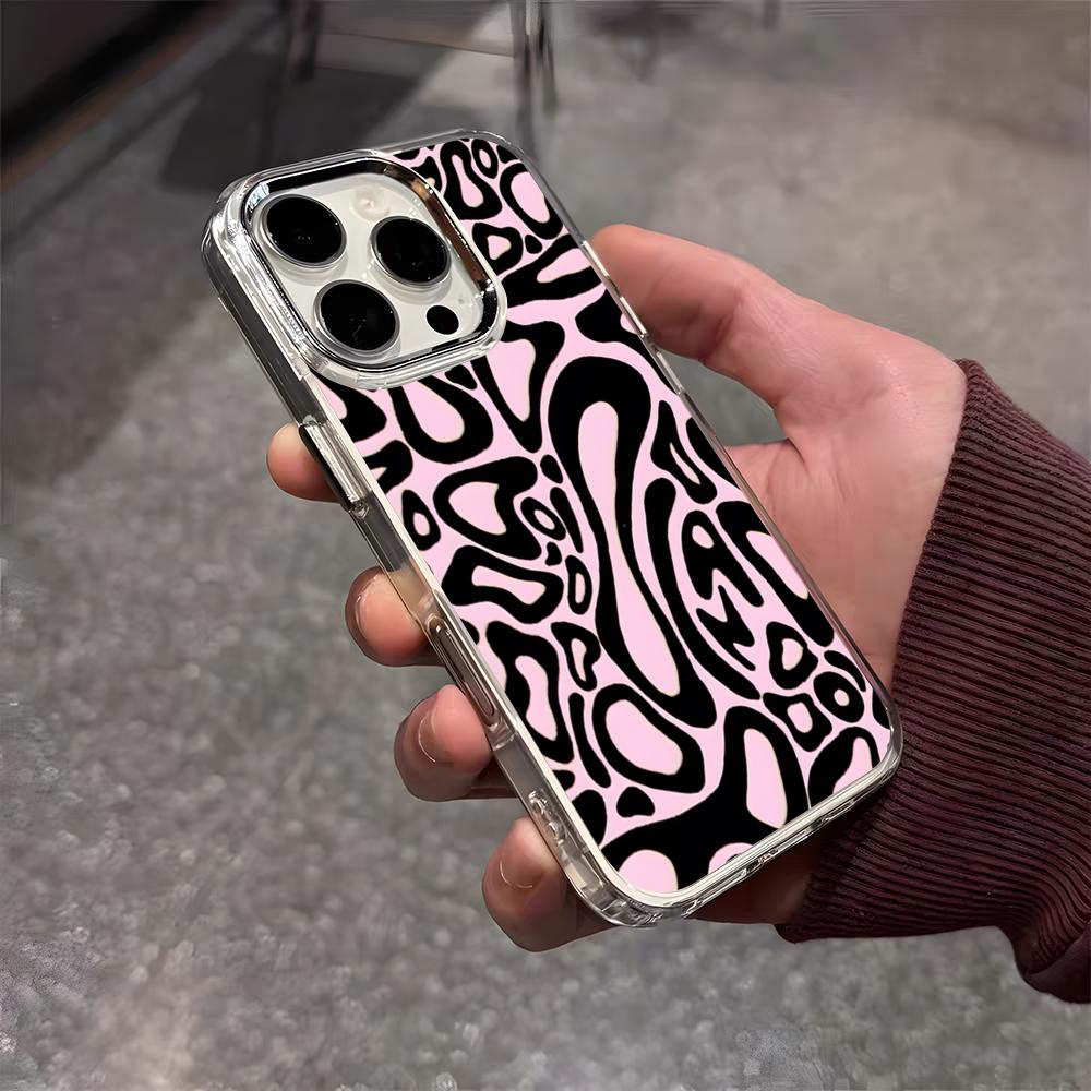Чехол для телефона Racer L-Landos N-Norris Для IPhone 17 Air 16 E 15 14 13 12 11 Plus Pro Max Гальванизированный Прозрачный Мягкий Чехол