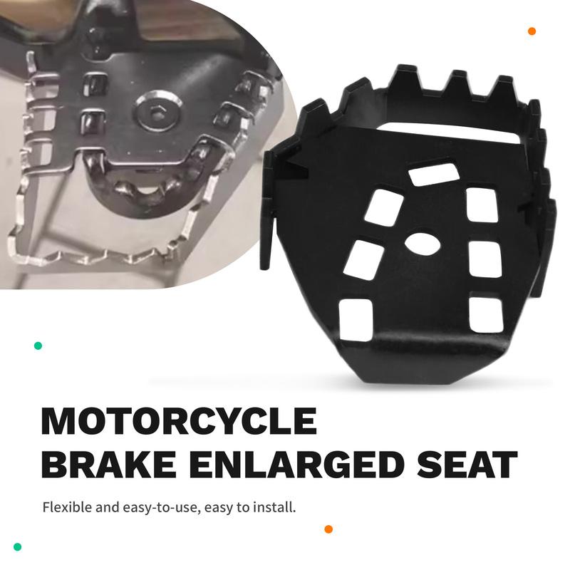 A16P-Motorcycle For Ducati Scrambler 400 800 Foot Brake Lever Pedal Rear Brake Peg Pad Extender Enlarge Black