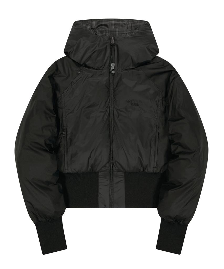 Ojos Reversible Check Padded Jacket / Black
