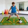 Футбольный коврик для тренировки шагов, нескользящий, с низким уровнем шума, коврик для системы тренировок футбола, коврик для тренировки ловкости шагов для тренировки дриблинга дома