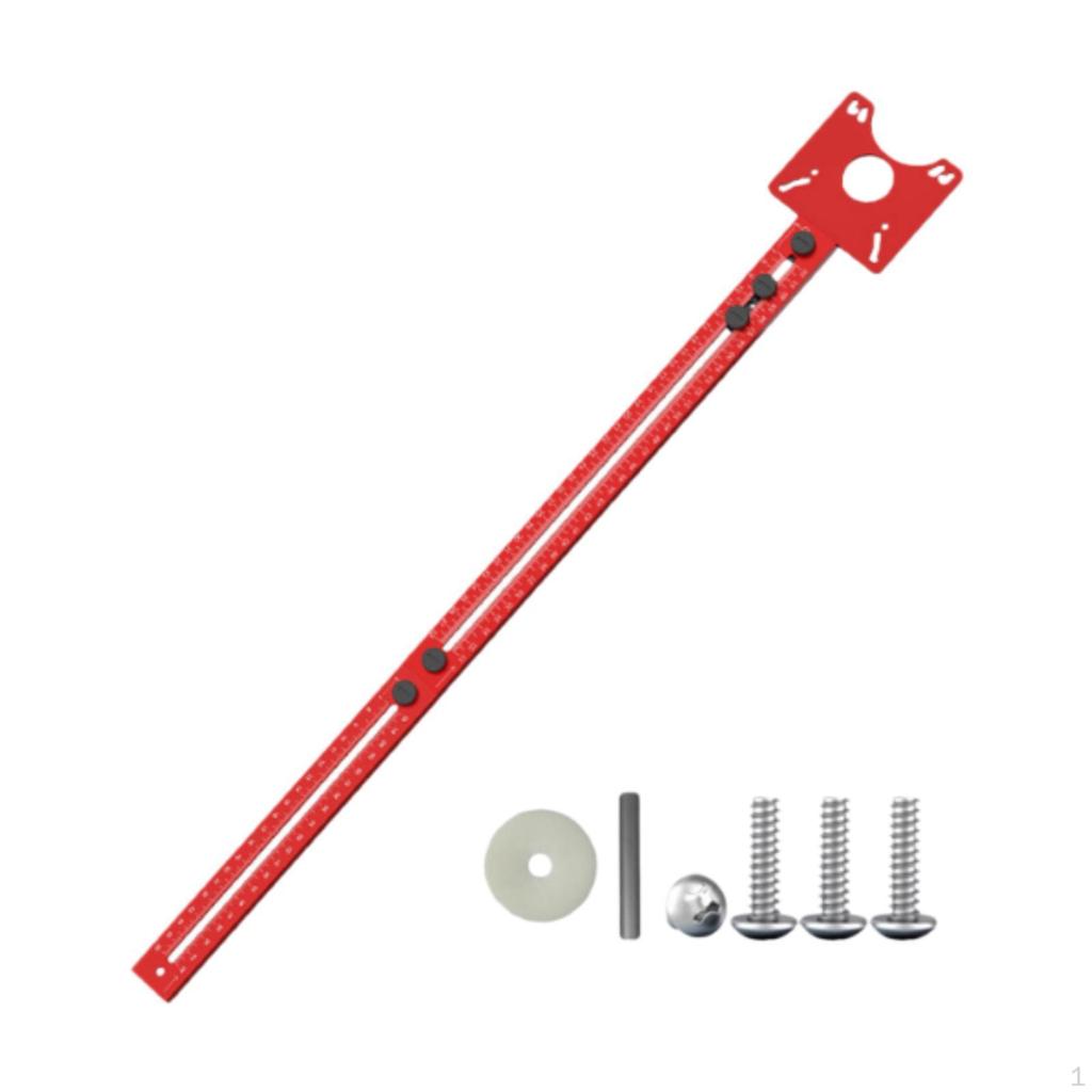 67.6cm Length Aluminum Alloy Trimmer Machine Router Circle Cutting Jig Set for Flip Board