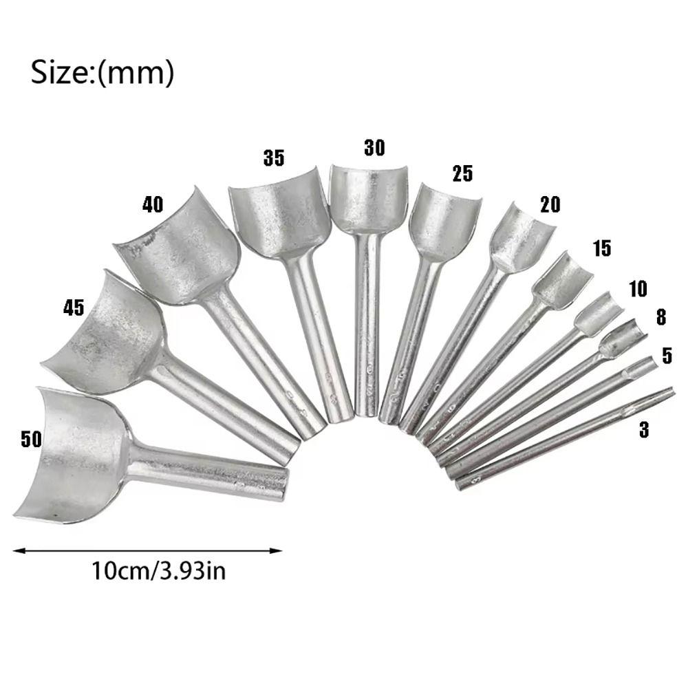 1Pcs 10-50mm Leather Craft Tool Leather Punching Wallet Edge Trimming Tool for Belt Strap