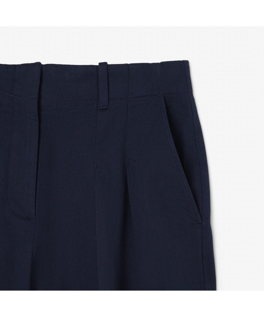 LACOSTE Женские Широкие Хлопковые Брюки Чинос со Стрелками Hf2445-55N 166