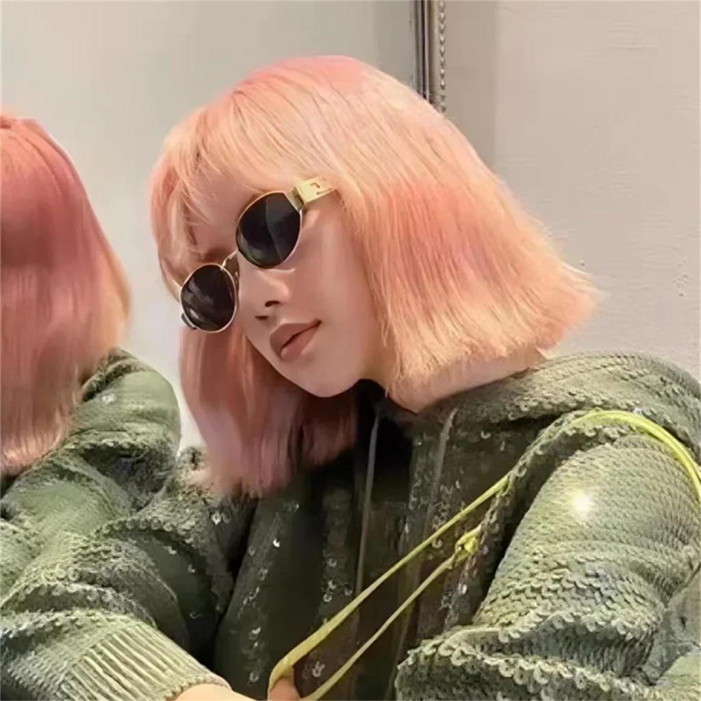 Metal Sunglasses for Men and Women Sun Glasses Oval Eyewear Shades Uv400