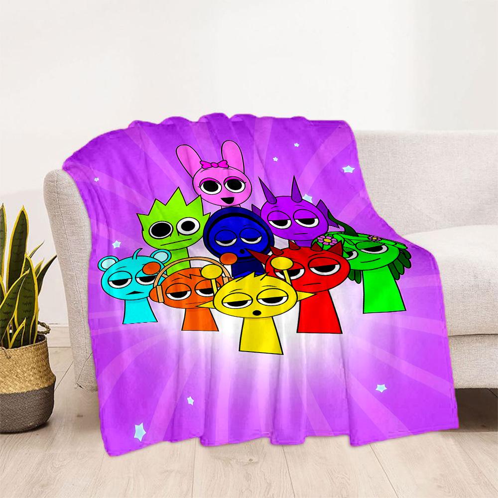 Sunny Bunnies Friendship Blanket Comfortable Great for Office Bedding Couch for All Seasons Warmthful Decor Perfect Gift for Relatives and Friends