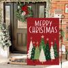 Christmas Garden Flag Merry Christmas Decoration for Home 2025 Navidad Natal Xmas Ornament Outdoor Yard Banner New Year Supplies