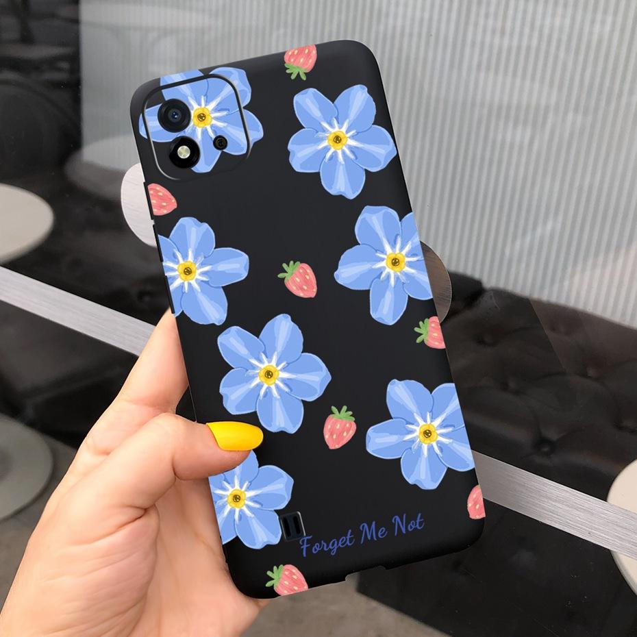 Красивый узор Чехол для телефона Для Realme C11 2021 C 11 2020 RMX2185 Макарон Силиконовые Мягкие Чехлы Обложка Для Realme C11 (2021) RMX3231