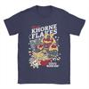 Chaos Khorne Flakes Merch Футболки унисекс Хлопковая футболка Графический принт W-Warhammered 40k Футболка Одежда
