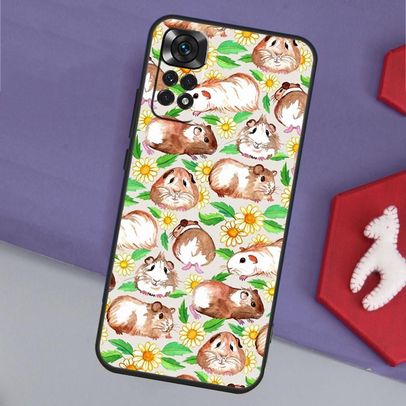 Забавный чехол с рисунком морской свинки для Xiaomi Redmi Note 14 13 12 Pro 11 9 10 9S 10S 11S 12S Redmi 14C 10C 12C 13C