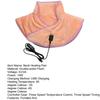 Shoulder Heating Pad for Neck Back Electric Heating Pad Rechargeable Double-Sided Plush Cordless Heated Wrap