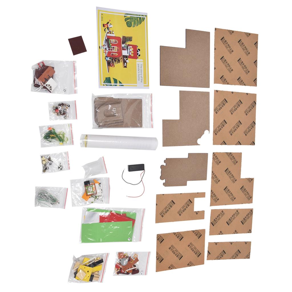 Мини-кукольные домики Модели Набор Миниатюрный кукольный домик Мебель Аксессуары Игрушка Подарок на день рождения