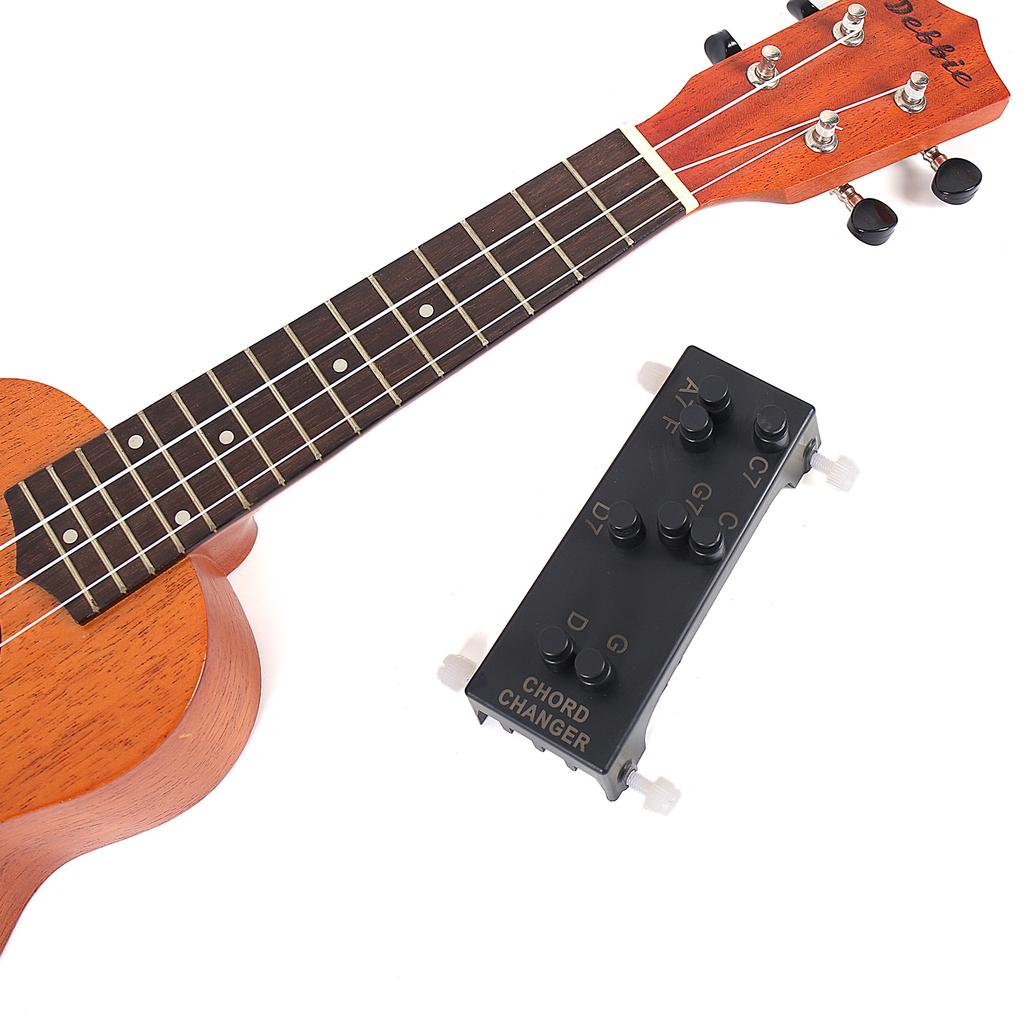 Ukulele Chord Trainer with 8 Chords Learning System Practice Assist Tool for Adults Children Finger Teaching Aid