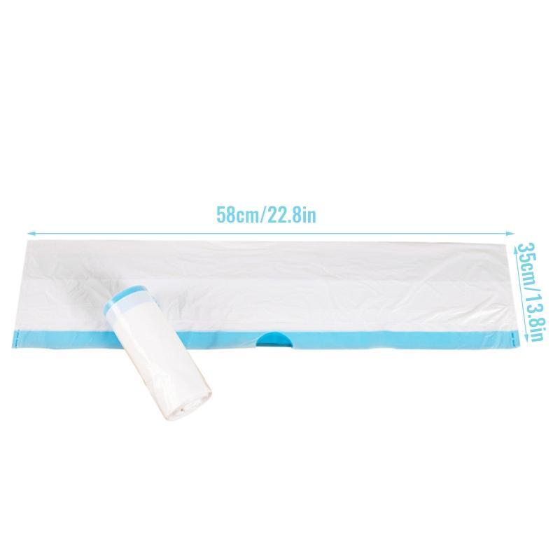 Подкладки для кошачьих туалетов из утолщенного прочного полиэтиленового материала среднего и очень большого размера с завязками для отходов для домашних животных, герметичные