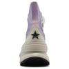 Converse Кеды высокие парусиновые на простой платформе Run Star Legacy CX Унисекс Фиолетовые и Белые