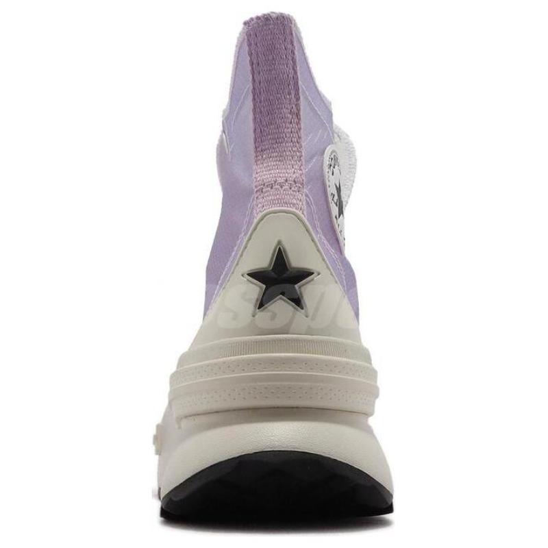 Converse Кеды высокие парусиновые на простой платформе Run Star Legacy CX Унисекс Фиолетовые и Белые