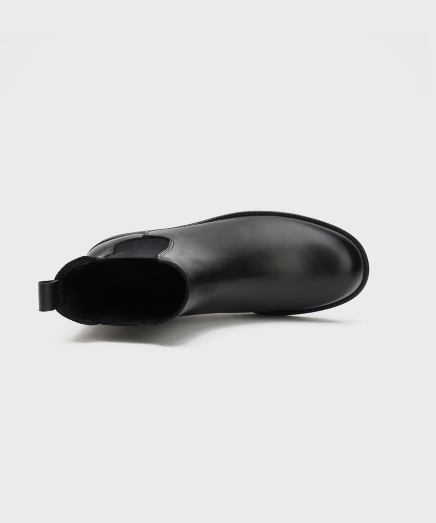Firenze Atelier [Vibram] All Day Round Toe Chelsea Boots 2600 [Kip Black]