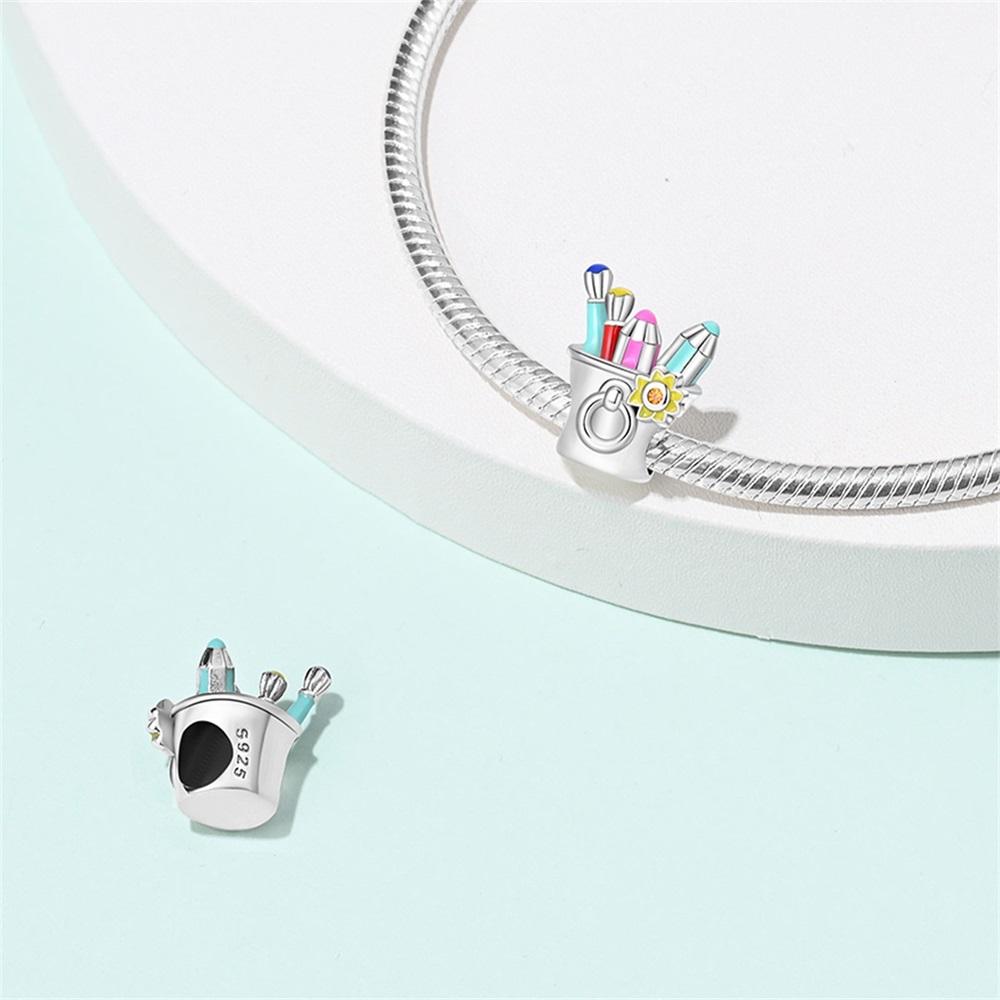 Шармы Медное Искусство Серия Музыкальная Тема Подвеска с Бусинами Для Оригинального Браслета 3 мм Ожерелье Женские Роскошные Изысканные Ювелирные Изделия Подарок