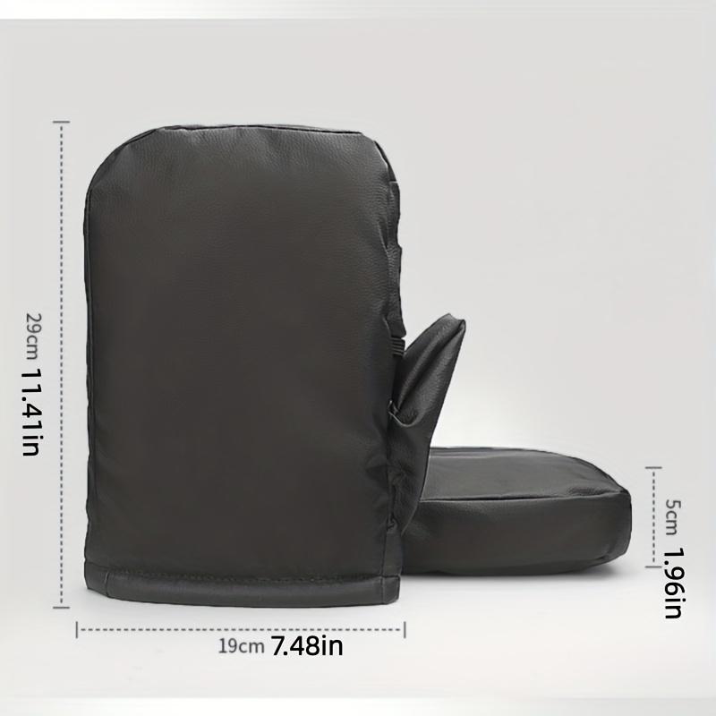 Два комплекта теплых мотоциклетных перчаток, зимние перчатки для руля и защита рук для электровелосипедов.