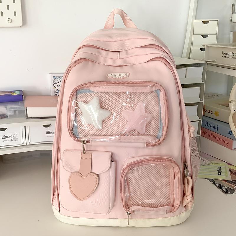 Children's Schoolbag, Girls, Primary School Students, Junior High School Students, Large-capacity Two-piece Backpack