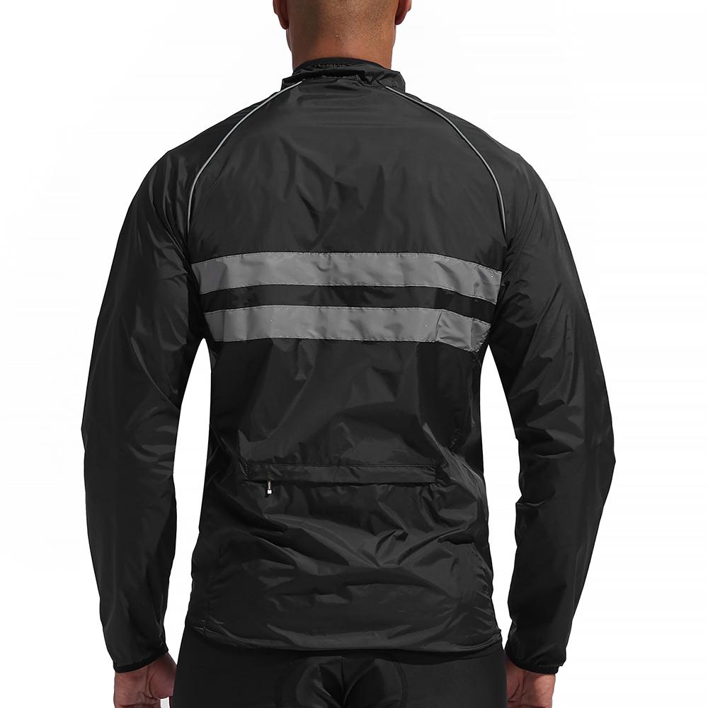 Wosawe Ветрозащитная велосипедная куртка Светоотражающая ветровка для горного велосипеда Hi Viz, ветровка из джерси для велоспорта